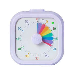 Temporizador de Cocina ORIGINAL con Esfera Arcoíris, Reloj de Cuenta Regresiva Silencioso para Niños y Adultos, Cocina, Oficina - Product Image 1