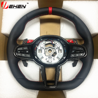 Volant de course sport pour Toyota Supra GR A90 MKV MK5 MK4 2020-2025, en cuir perforé et fibre de carbone