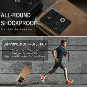 Funda móvil de gran venta 2024 para OPPO <span class=keywords><strong>Reno</strong></span> 10 Pro 5G con cámara a prueba de golpes proteger la cartera de tarjeta magnética para OPPO <span class=keywords><strong>Reno</strong></span> 10 funda - Product Image 3