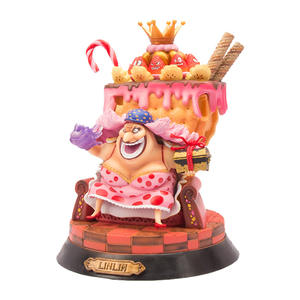 Produits les plus vendus OME PU Vinyle PVC Modèle de dessin animé One Piece Luffy Anime OEM Jouets Collection Big Mom Charlotte <span class=keywords><strong>Linlin</strong></span> - Product Image 4
