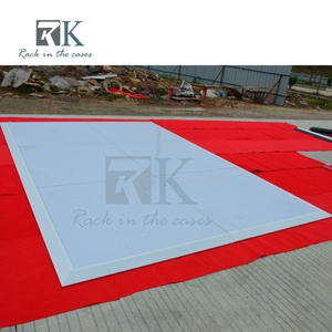 Panneaux de plancher de danse blancs en contreplaqué avec cadre en aluminium, emboîtables, pour mariages et événements, vente en gros - Product Image 2