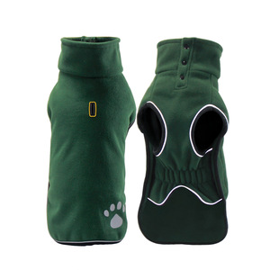 Sudadera con Capucha de Forro Polar para Perro, Color Café Oscuro y Verde Oscuro, Impermeable, para Invierno, Primavera y Otoño, Talla Mediana, Ropa para Mascotas Corgi - Product Image 5