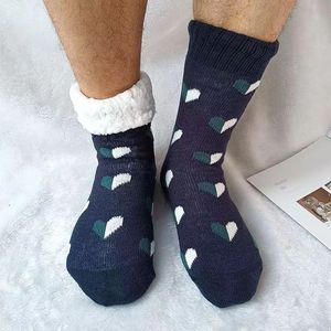 Envío Directo, <span class=keywords><strong>calcetines</strong></span> de invierno para <span class=keywords><strong>hombre</strong></span>, zapatos para el hogar, <span class=keywords><strong>calcetines</strong></span> <span class=keywords><strong>térmicos</strong></span> antideslizantes para interiores para mujer - Product Image 3