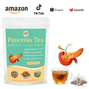 Thé pour le pancréas, herbes naturelles biologiques, thé en vrac pour l'équilibre du sucre dans le sang et le contrôle du glucose - Product Image 1