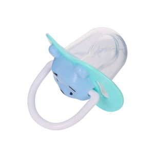 ALG Ciuccio per Neonati a Forma di Orso in Plastica Ecologica Senza BPA, Durevole, con Manico e Flusso Variabile in Silicone per 0-12 Mesi - Product Image 2