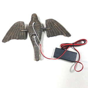 Modello di uccello per giardini simulati, statuetta da esterno per fattorie <span class=keywords><strong>con</strong></span> uccello <span class=keywords><strong>con</strong></span> <span class=keywords><strong>ali</strong></span>, richiamo per uccelli in movimento - Product Image 2