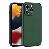 Coque de téléphone en cuir de luxe avec logo personnalisé pour iPhone 17 16 15 Plus 14 Pro Max Pro Soft Full Protective Mobile Cover Made TPU
