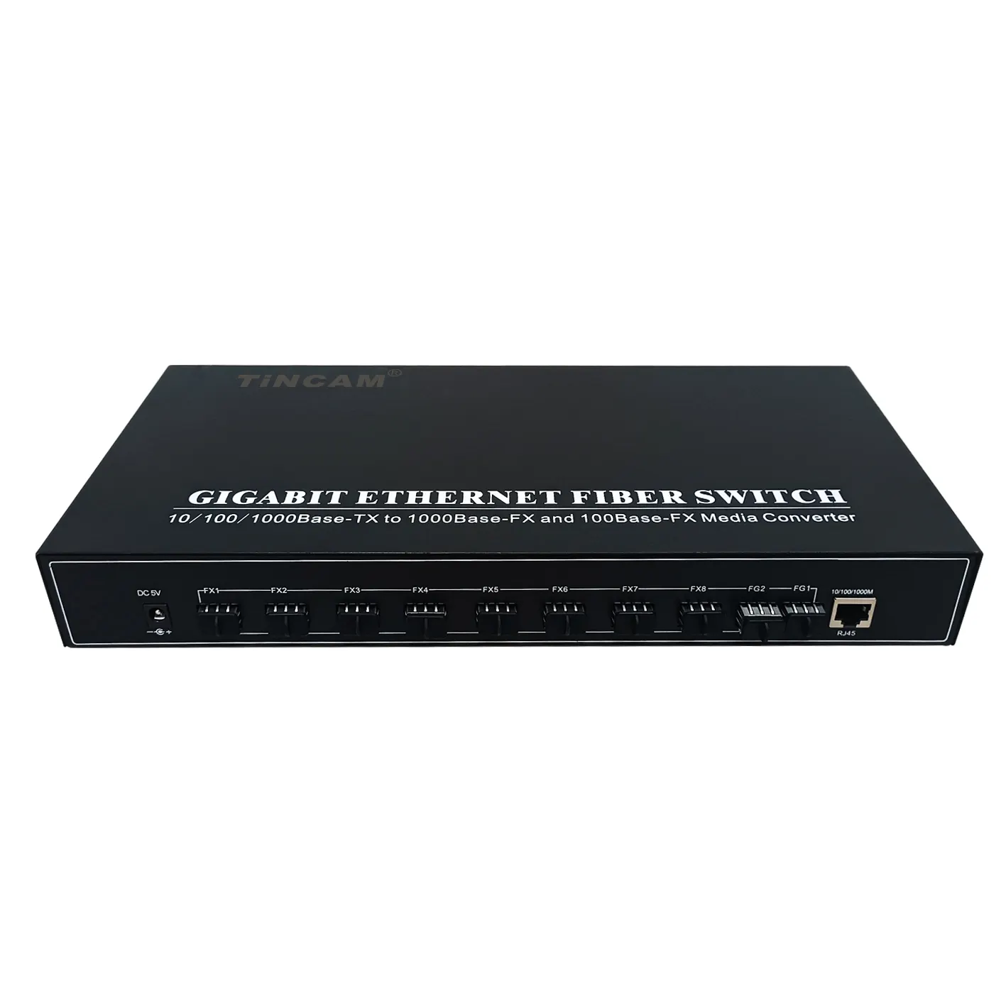 TiNCAM saklar Ethernet 8*100M SFP + 2 * Giga SFP + 1 * Giga RJ45 Port saklar jaringan pengalih Ethernet LAN beralih konverter Media