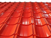 0,6mm Wellpappe PPGI PPGL Farbig Beschichtetes Dachpaneel Metall-Stahlblech für Dächer