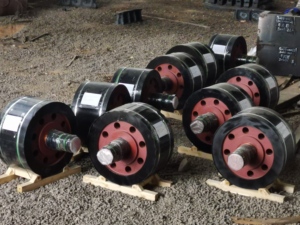 Le grand four d'OEM partie des rouleaux de tourillon pour le dessiccateur de four rotatif - Product Image 4