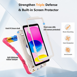 Trẻ em trường hợp đối với iPad 10th Gen 2022 bảo vệ màn hình bàn phím Bút Chì Chủ với iPad 10th 10.9 thế hệ trường hợp ipad 11th A16 2025 - Product Image 5