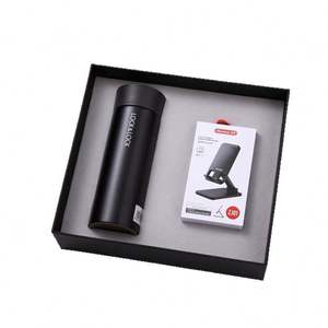 Caja de Regalo Empresarial de Año Nuevo, Estilo Moderno y Simple, Juego de Taza de Acero Inoxidable Aislada con Cierre, Banco de Energía y Soporte para Teléfono, Regalo de China - Product Image 5