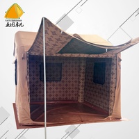 Tente pneumatique de camping, tente de camping en toile d'extérieur, imperméable, Qatar/Koweït/EAU, tente de camping gonflable d'extérieur