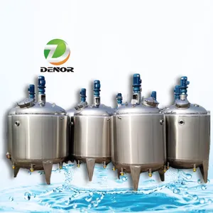 Stainless Steel Tank Mixer, Double Jacketed Mixing Tank, Stainless Steel 304/316 Vacuum Agitator Mixer