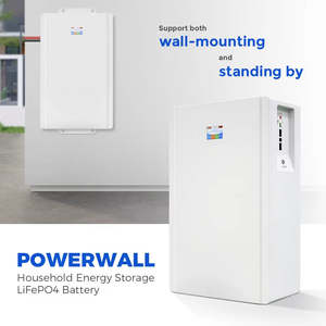 <b>48V</b> 200Ah Power Wall <b>Battery</b> 51.2V 5/10/15kWh 10kW Solar Lithium Ion Packs White 95kg Grid Hybrid System <b>48V</b> 51 2V LiFePO4 Batte - Product Image 1