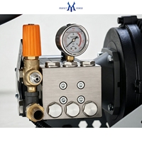 Nettoyeur haute pression puissant 200 bars 16 L/min 5,5 kW avec pompe à piston pour l'élimination de la rouille en atelier de lavage automobile