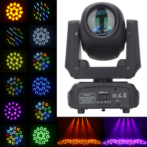 High100w LED di chuyển đầu ánh sáng 18-Facet lăng kính DJ Đèn sân khấu với 10 gobos & 7 màu sắc chùm <span class=keywords><strong>DMX512</strong></span> ánh sáng cho thanh Disco DJ Đảng - Product Image 2