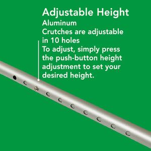 Ergonomic xử lý nhôm có thể điều chỉnh người già khuỷu tay Nạng thoải mái cao su Stick Walker/mía cho phục hồi chức năng trị liệu - Product Image 3