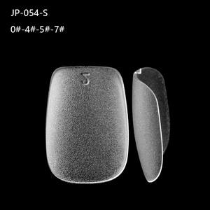 Uñas Postizas de Gel Suave Mate, Forma Trapezoidal Corta, Cobertura Completa, Tamaños L, M, S, para Manicura Profesional, Extensión de Uñas a Presión - Product Image 3