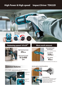 <span class=keywords><strong>Perceuse</strong></span>-<span class=keywords><strong>visseuse</strong></span> sans fil <span class=keywords><strong>MAKITA</strong></span> DF012D 7,2 V, outil de vissage manuel rechargeable, <span class=keywords><strong>perceuse</strong></span>-<span class=keywords><strong>visseuse</strong></span> à batterie - Product Image 3