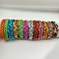 Bracelet en PVC pour filles, bijoux populaires, en Silicone, couleur métallique, paillettes, 5mm, nouvelle collection 2022