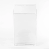 Boîte à rabat recyclable en plastique PET de 0.4mm pour les nouvelles figurines star-war Boîte transparente pour la série noire