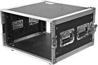 Flight case robuste 6U pour rack ATA, pour amplificateur PA DJ