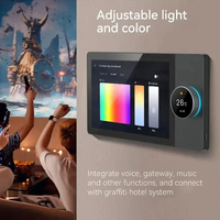 Sistema de Audio Inteligente para el Hogar Multi-habitación con Control Central TUYA ZIGBEE de 6 Pulgadas, Panel de Control Inteligente con Tarjeta TF y Micro-USB