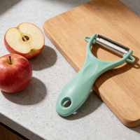 Multifunctionele handmatige roestvrijstalen fruit- en groenteschiller, duurzaam keukengadget, hoge scherpte, voedselveilig