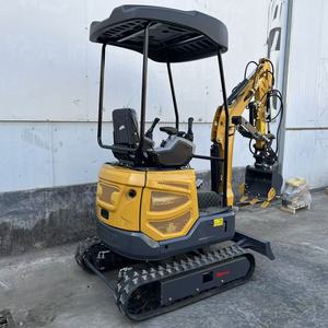 Excavadora de cadenas de 1.6 toneladas en oferta, con cabina con aire acondicionado, cuchilla dozer, alta eficiencia para obras de construcción, garantía de un año - Product Image 3