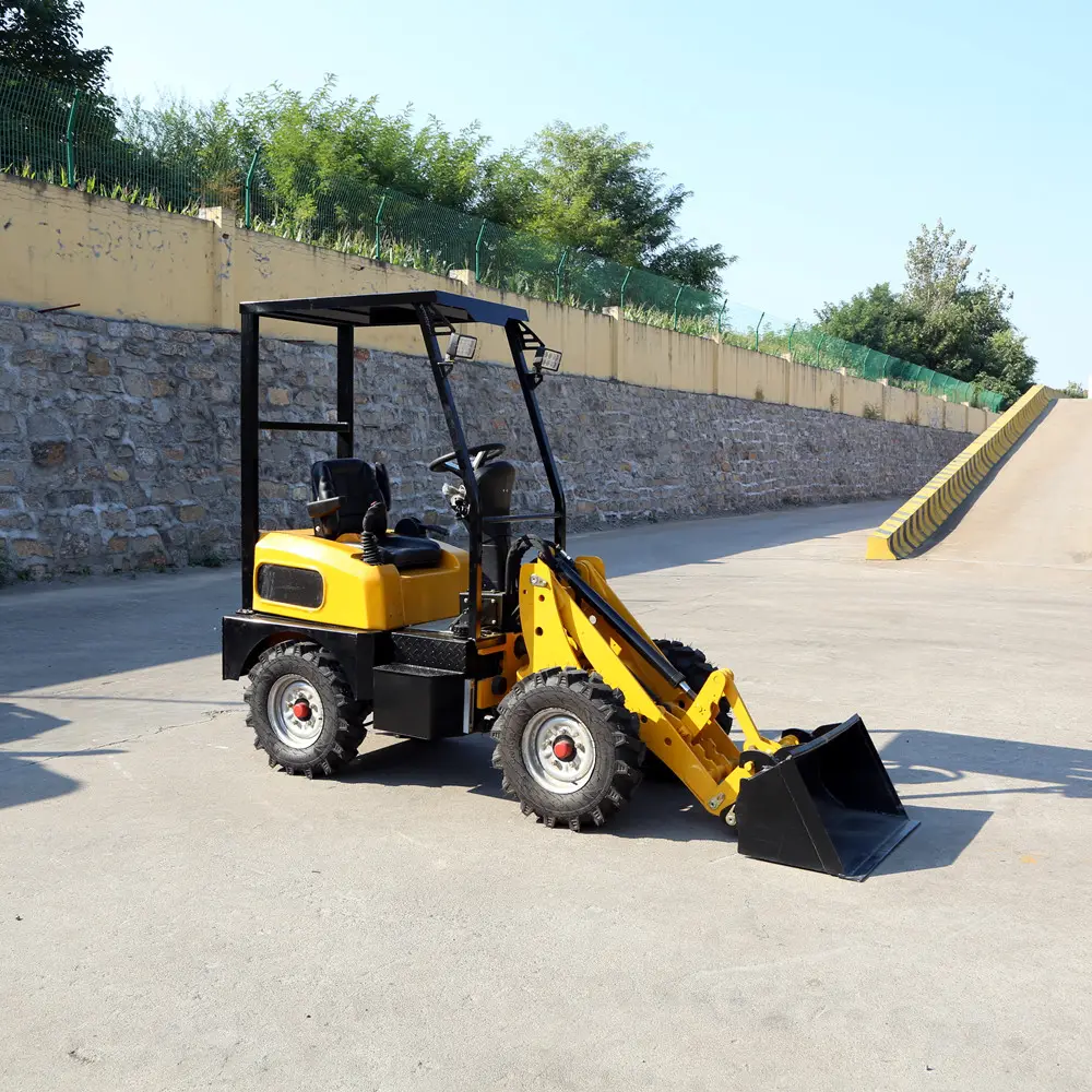 Beautiful Appearance Electric Mini Wheel Loader With Large Capacity Cold-Resistant Maintenance-Free Battery