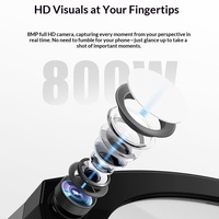 Nouvelles Lunettes Intelligentes M88-S Transfrontalières avec IA 8 Mégapixels, Traduction Simultanée, Photo Anti-Tremblement, Enregistrement Vidéo HD et Écran Tactile