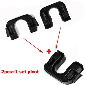 Support de fixation arrière pour barres de toit Nissan Ford 1539663 8A6146698AA 015532109E – Kit de pivots de montage de coffre en plastique - Product Image 1