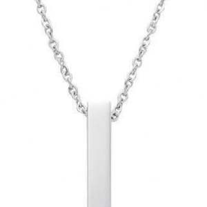 Collar con Colgante de Acero Inoxidable 316L de Alta Calidad, Chapado en Oro de 18K, con Texto Personalizado, para Regalos Navideños - Product Image 4