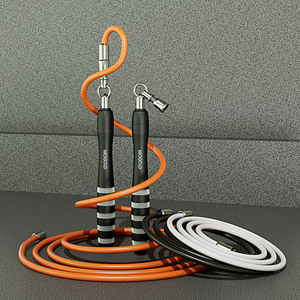<span class=keywords><strong>Cuerda</strong></span> <span class=keywords><strong>de</strong></span> Saltar Inteligente <span class=keywords><strong>de</strong></span> Aluminio y PU con Doble Rodamiento <span class=keywords><strong>de</strong></span> <span class=keywords><strong>Alta</strong></span> <span class=keywords><strong>Velocidad</strong></span> y Liberación Rápida, con <span class=keywords><strong>Cuerda</strong></span> Ajustable <span class=keywords><strong>de</strong></span> 3 Metros para Ejercicios <span class=keywords><strong>de</strong></span> Fitness Unisex - Product Image 3