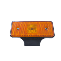 4led 12V feu de Position latéral ambre/rouge/blanc avec support noir camion remorque feu de Position arrière étanche