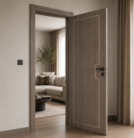 Encadrement de porte en WPC enveloppé de film PVC, résistant à l'usure, imperméable, anti-déformation, installation facile, texture élégante et stable