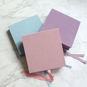 Gương Mời Đám Cưới Hộp Da Lộn Lời Mời Thanh Lịch - Product Image 3