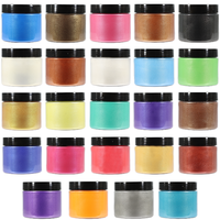 Les produits artisanaux de savon en plastique utilisent de la poudre de mica nacrée comme pigment. Disponible en flacons de 10 grammes.