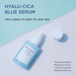 Siero Viso Idratante Hyalu-Cica Blue 50ml (1.69fl.oz) con 5 Acidi Ialuronici e Centella Asiatica del Madagascar - Product Image 2