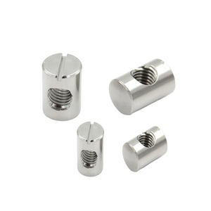 مسامير صمولة M4 M5 M6 مسامير صمولة من الفولاذ المقاوم للصدأ دبوس أسطواني وتد خيط متقاطع ثقب مطرقة مدمجة لأجهزة الأثاث - Product Image 6