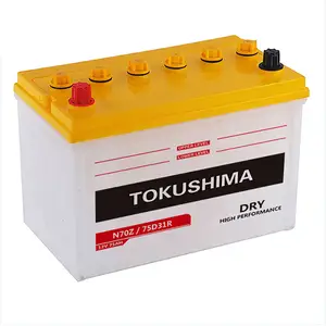 Japanese Standard 12V70AH 80AH 90AH Dry Charge Sealed Battery for Car Starting Auto Batteries Type