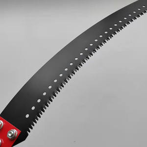 เลื่อยมือเหล็กคาร์บอนสูง 350 มม. ใบเลื่อยโค้งสีดำ สำหรับตัดแต่งสวน ตัดต้นไม้ผลไม้ - Product Image 1