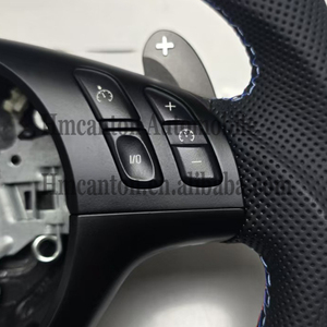 พวงมาลัยหนังแบบใหม่พร้อมไฟ LED สำหรับรถยนต์ BMW E46 M3 - Product Image 3