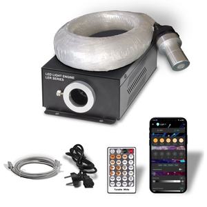 Moteur d'éclairage LED à fibres optiques avec construction en aluminium, effet étoile <span class=keywords><strong>filante</strong></span> scintillante pour la décoration de plafonds de pièces et de voitures - Product Image 1