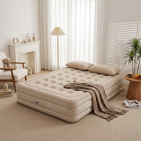 Matelas Gonflable Grand Format Queen Size – Lit d'Appoint Pliant Portable pour Camping – Matelas Pneumatique Gonflable pour Dormir