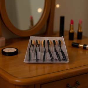 Set di pennelli per trucco MNJ da 12 pezzi con custodia per applicazione sul viso - Product Image 2