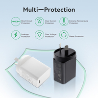 Vente en gros Chargeur de téléphone portable pour la maison Prise AU Adaptateur secteur Chargeur rapide USB 18W PD 20W Chargeur pour Iphone