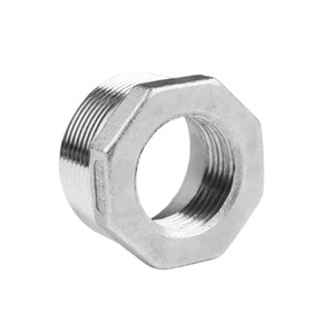 Raccord de tuyauterie hexagonal en acier inoxydable 304, 150 LB, réducteur fileté mâle x femelle, raccord NPT/BSP pour la <span class=keywords><strong>plomberie</strong></span> - Product Image 1