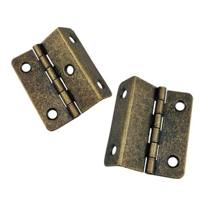 Charnière à trois volets Yuyao 41x12x1mm en fer à quatre trous pour portes d'armoires, quincaillerie de meubles - Product Image 3